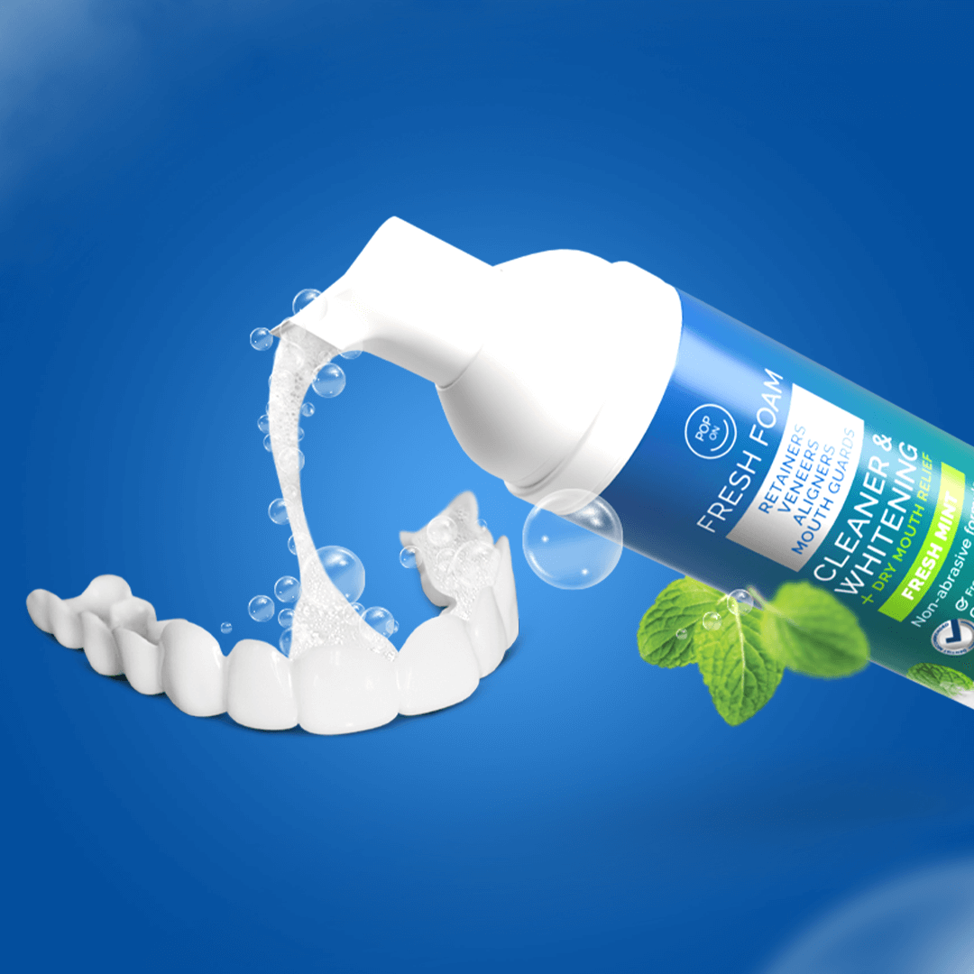 Pop On Fresh Foam | 3 Pack | Cleaner & Whitening | Save 33% + FREE Shipping